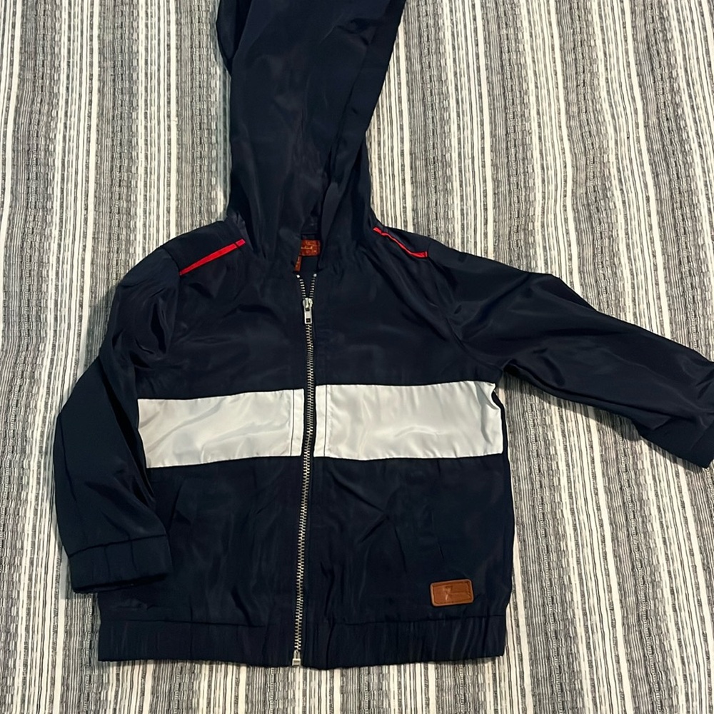 7 for all Mankind Hooded Windbreaker